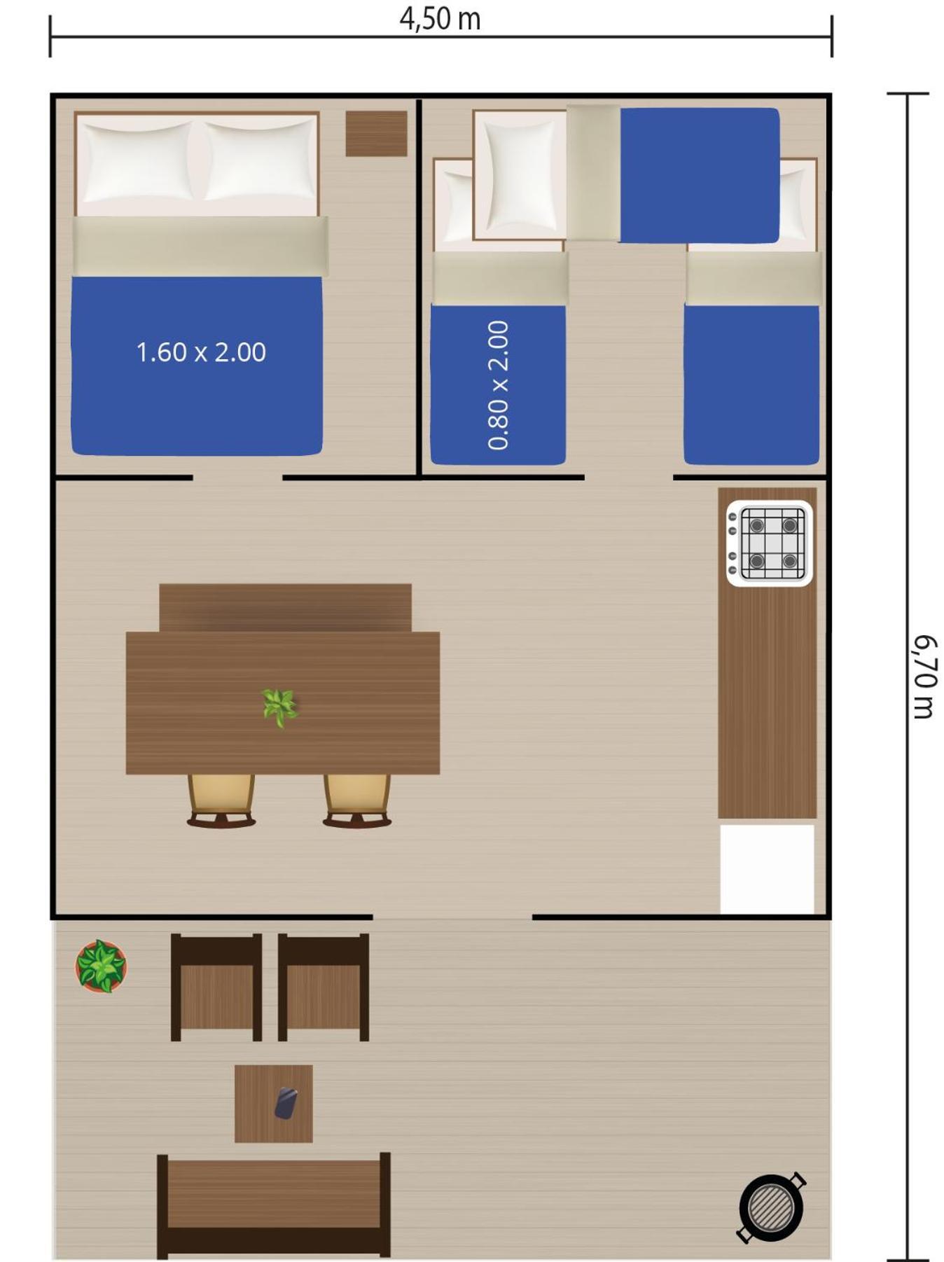 Easyatent Camping Stella Maris 우마그 객실 사진