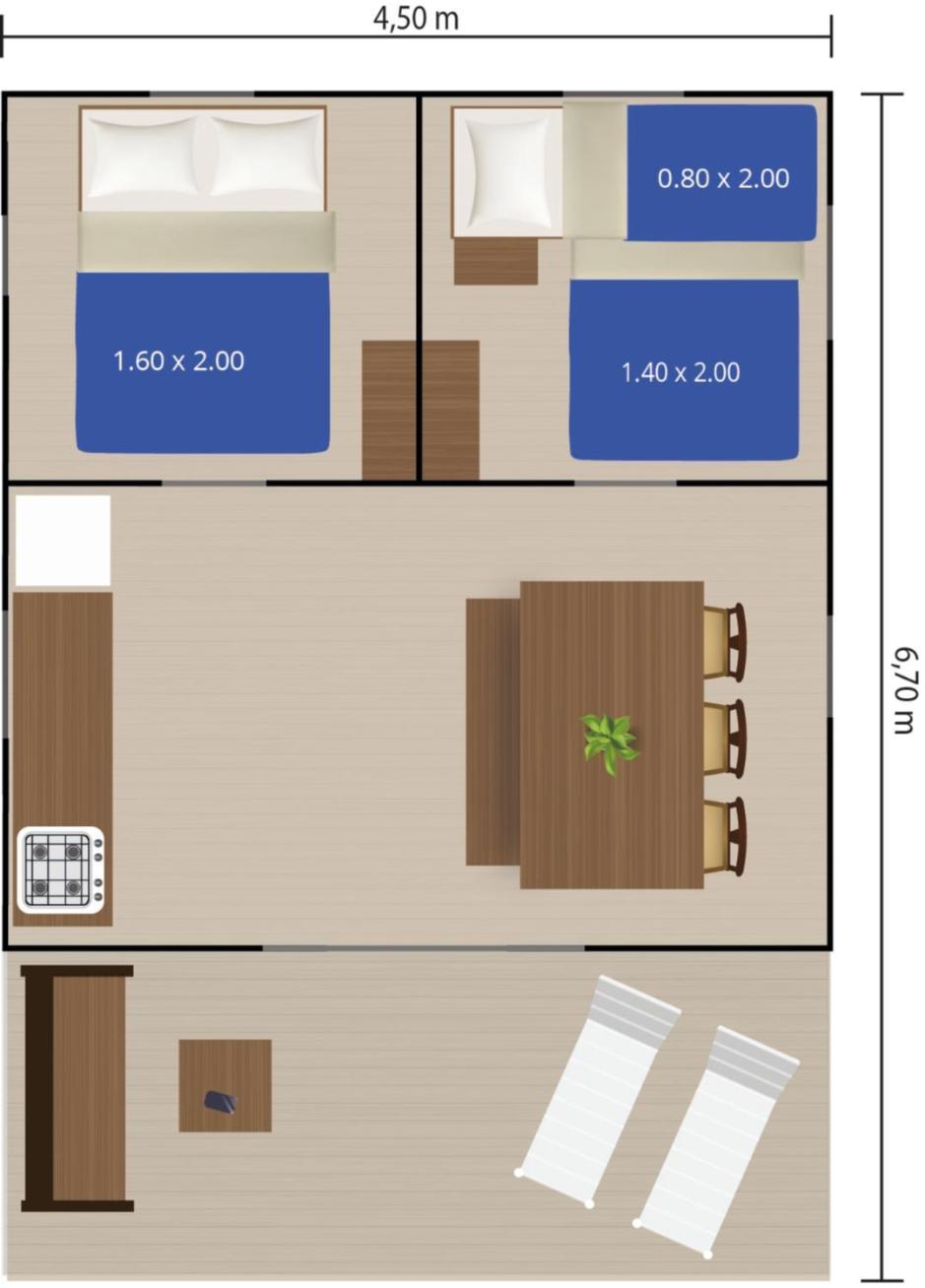 Easyatent Camping Stella Maris 우마그 객실 사진